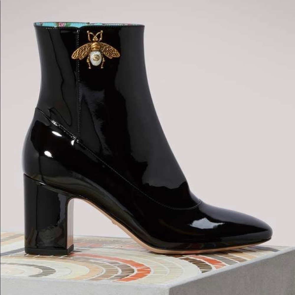 Perfect Condition Patent Gucci Boots